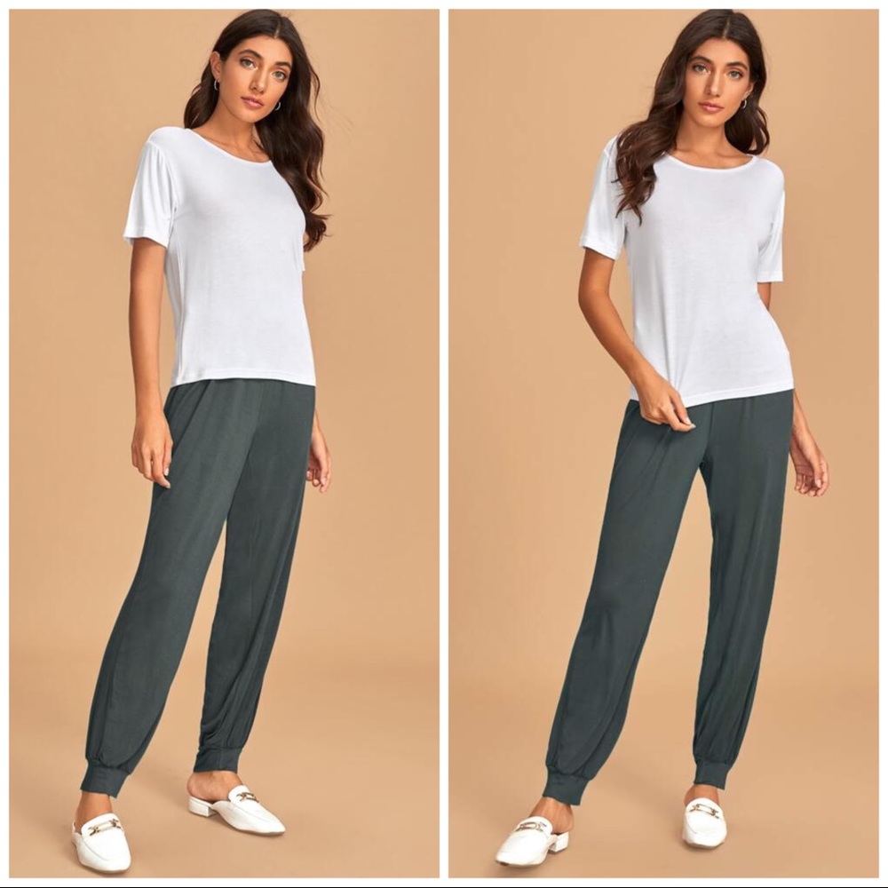 New Tee and Pants Pajama Set - Picture 2 of 3